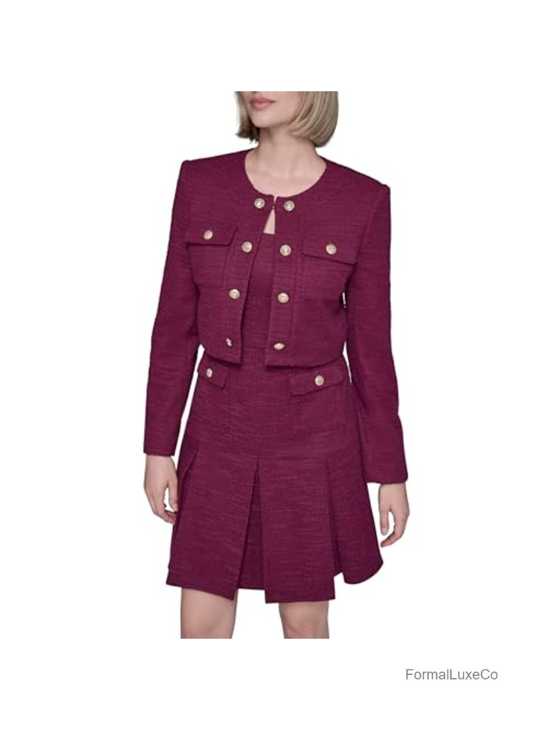 Long Sleeve Stretch Texture Cropped Jacket With Pockets